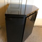 Vintage black lacquer notch