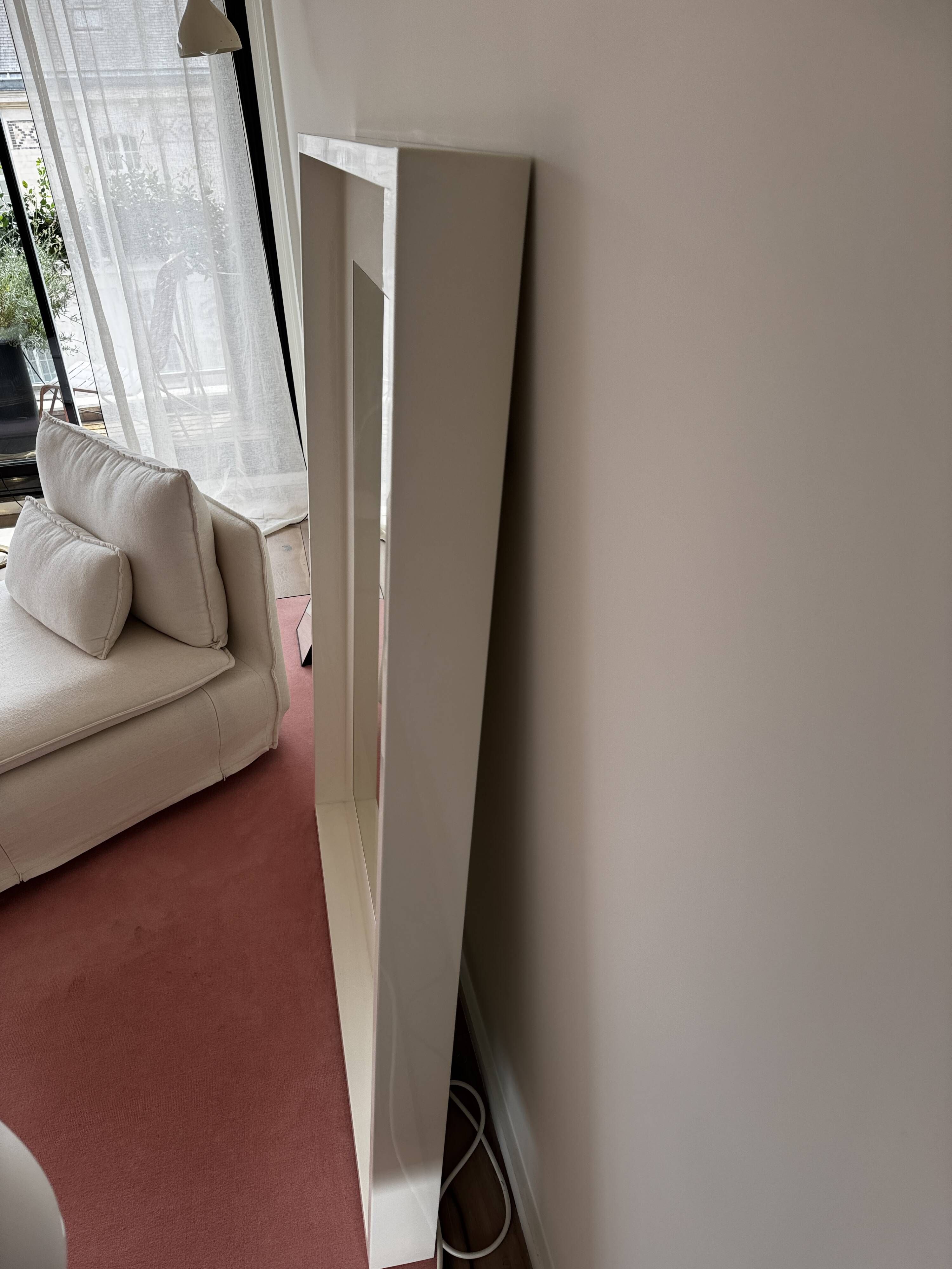 Large architectural mirror India Mahdavi