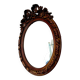 Miroir baroque en bois ovale