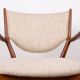 Fauteuil Danois en Teck et tissu modèle BO-72, Finn Jhul pour Bovirke 1946.