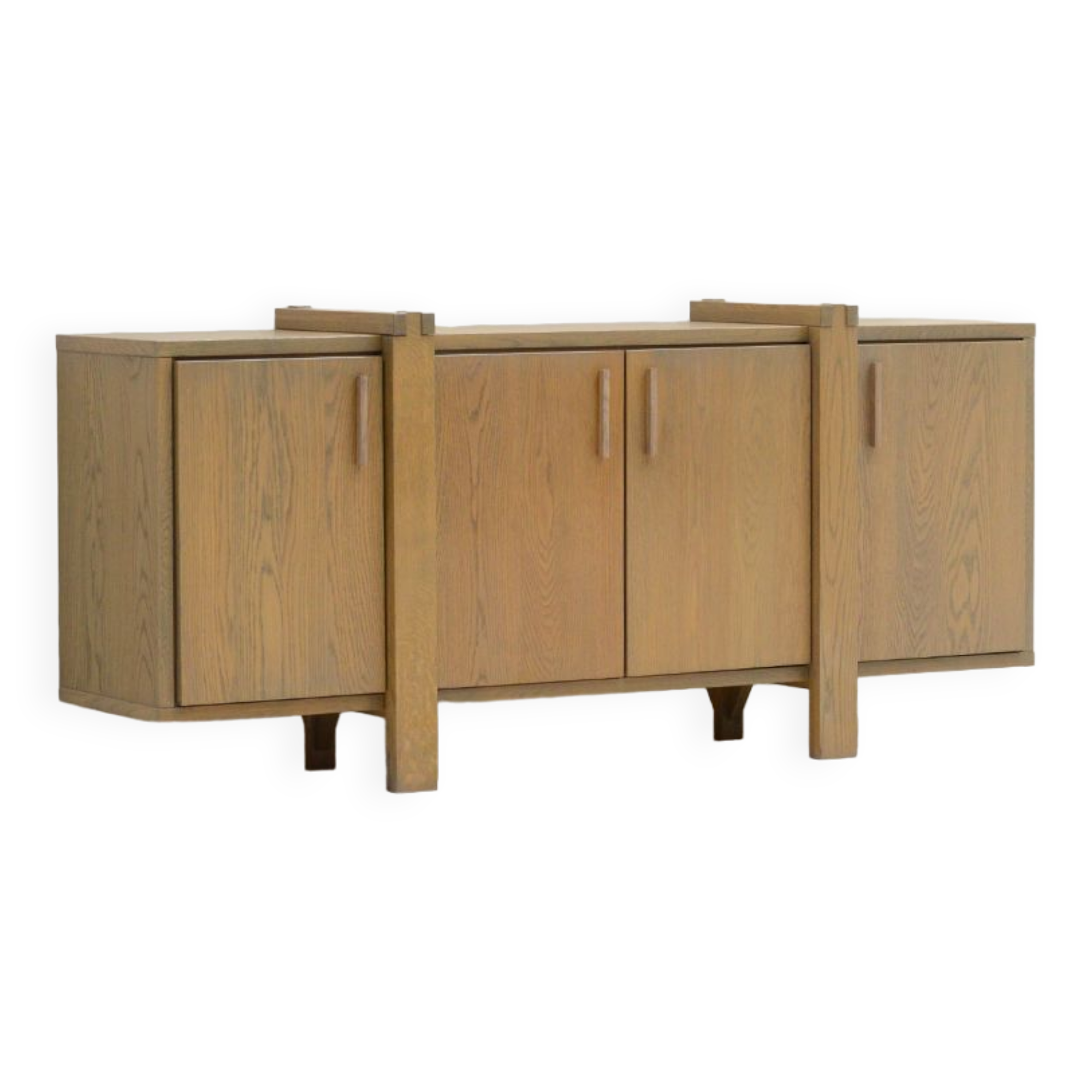 Oak grey wash sideboard, Belgium.