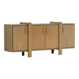 Oak grey wash sideboard, Belgium.