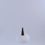 Opalin hanging lamp Louis Kalff