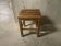Tabouret en bois