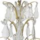 Important gilded bronze chandelier with pendants in the Louis XV style.