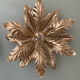 Vintage golden wall light