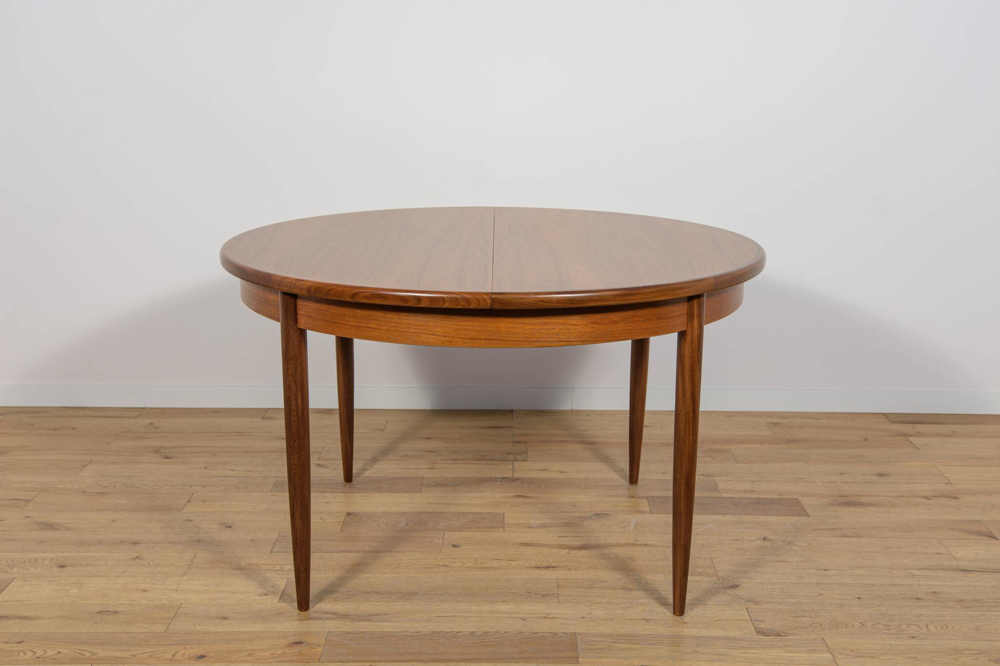 Mid-Century Teak Round Fresco Dining Table from G-Plan, United Knigdom.