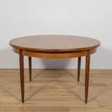 Mid-Century Teak Round Fresco Dining Table from G-Plan, United Knigdom.