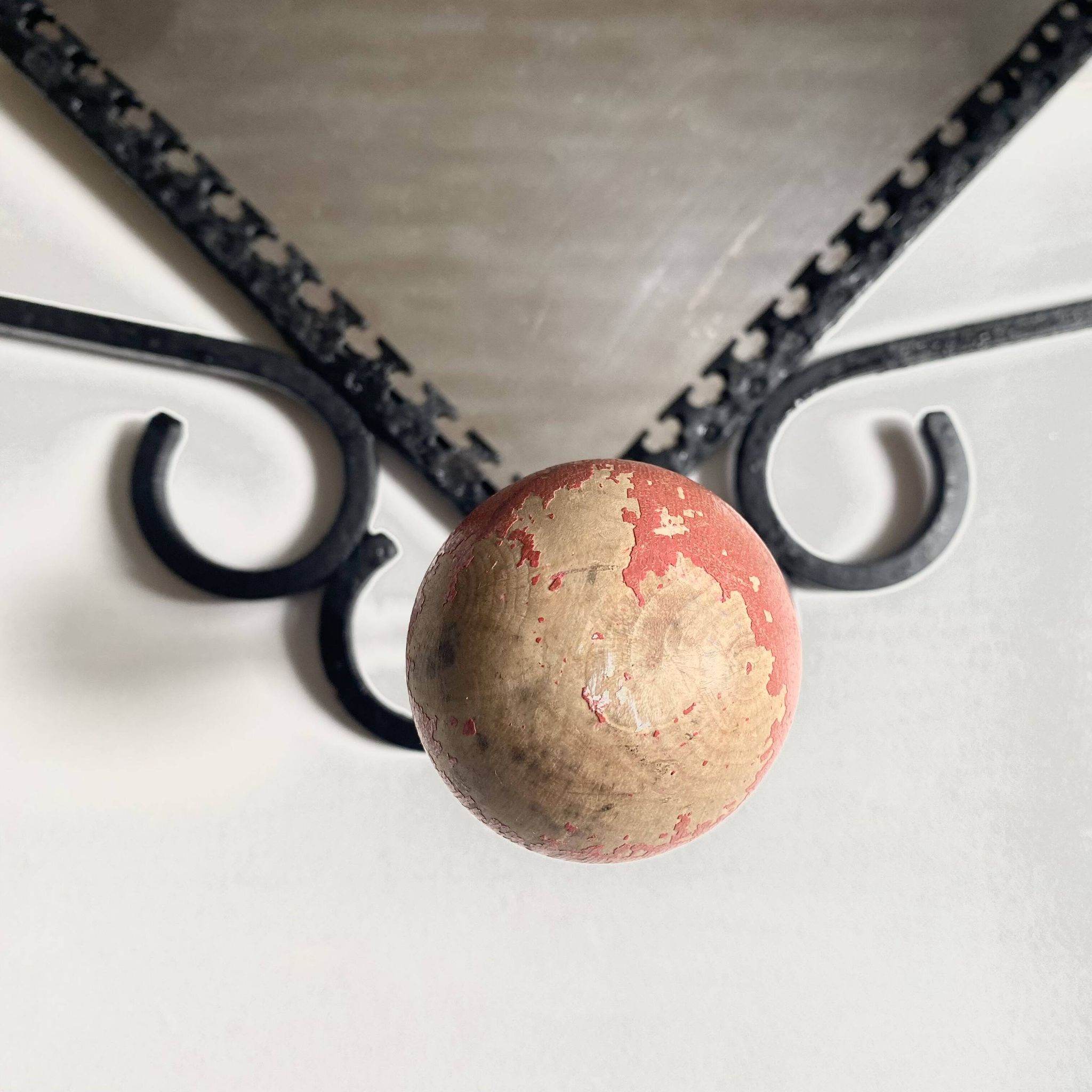 Vintage coat rack with mirror