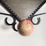 Vintage coat rack with mirror