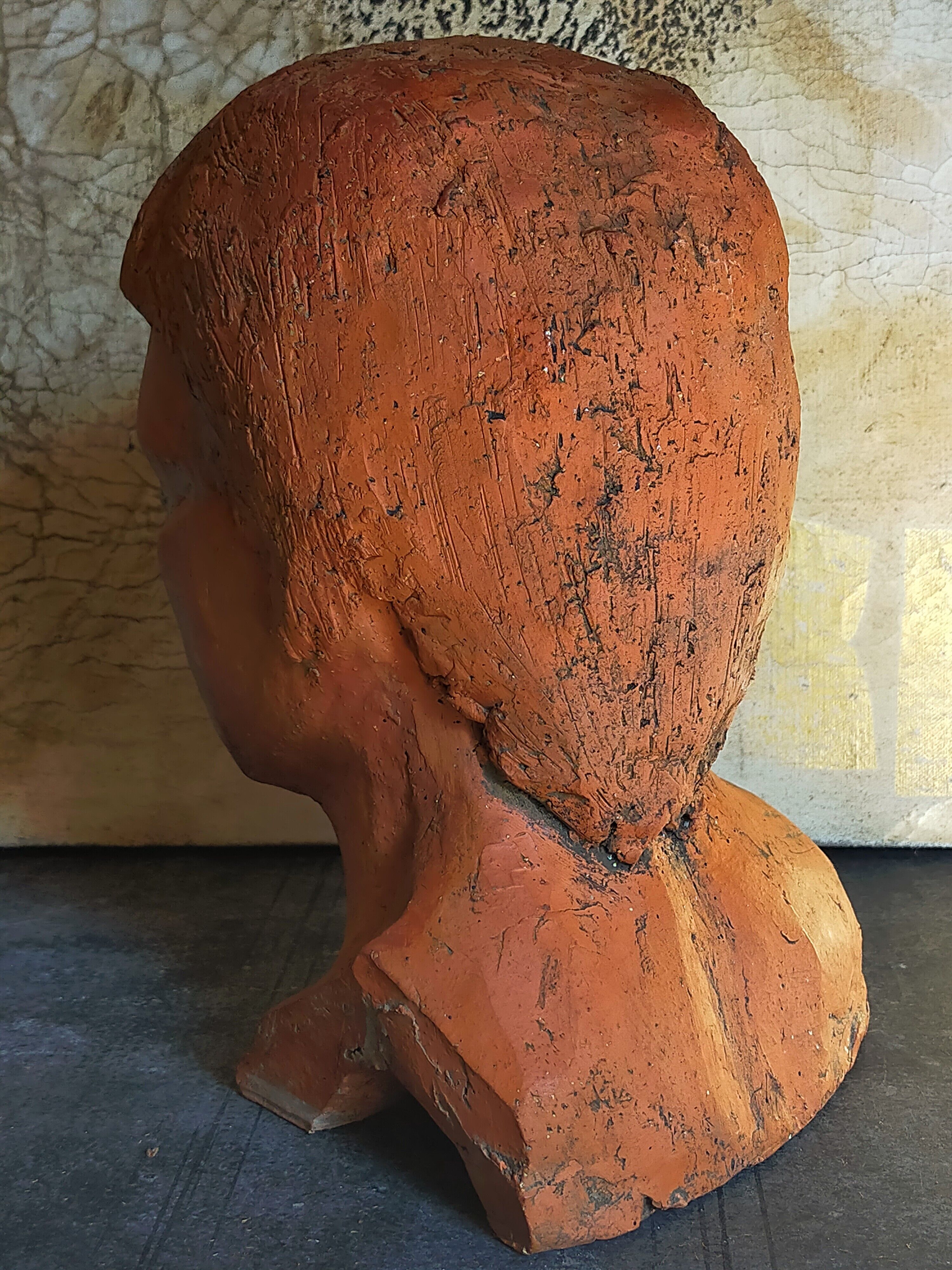 Young man's head original artist modeling