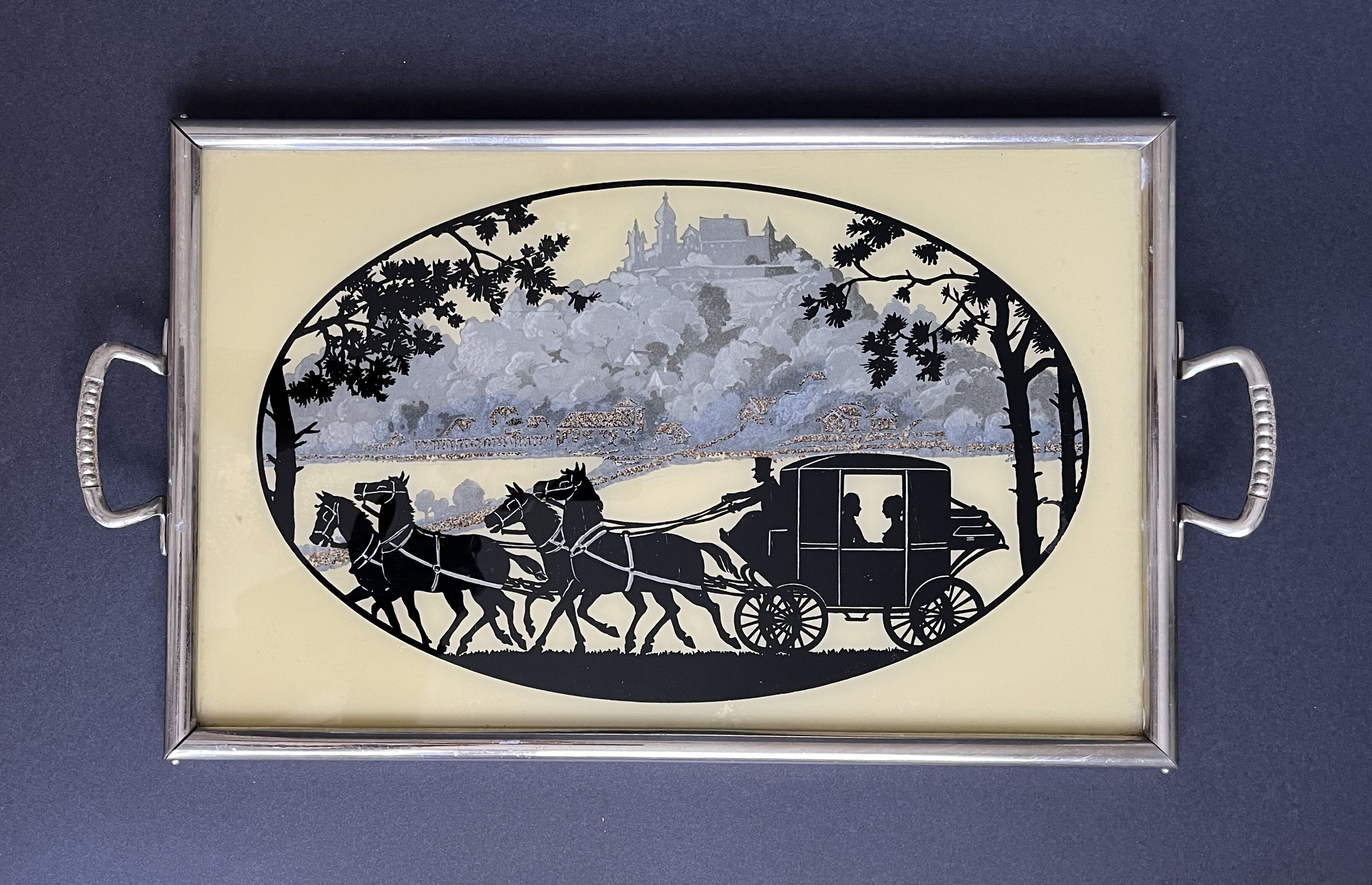 Vintage serving tray