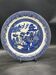 Large blue and white English plate – Chinoiserie decoration – Churchill Home