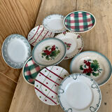 Mismatched plates Terre de Fer