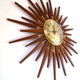 Sunburst vintage clock