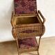 Rattan and textile worker, 2 chests, 1960s