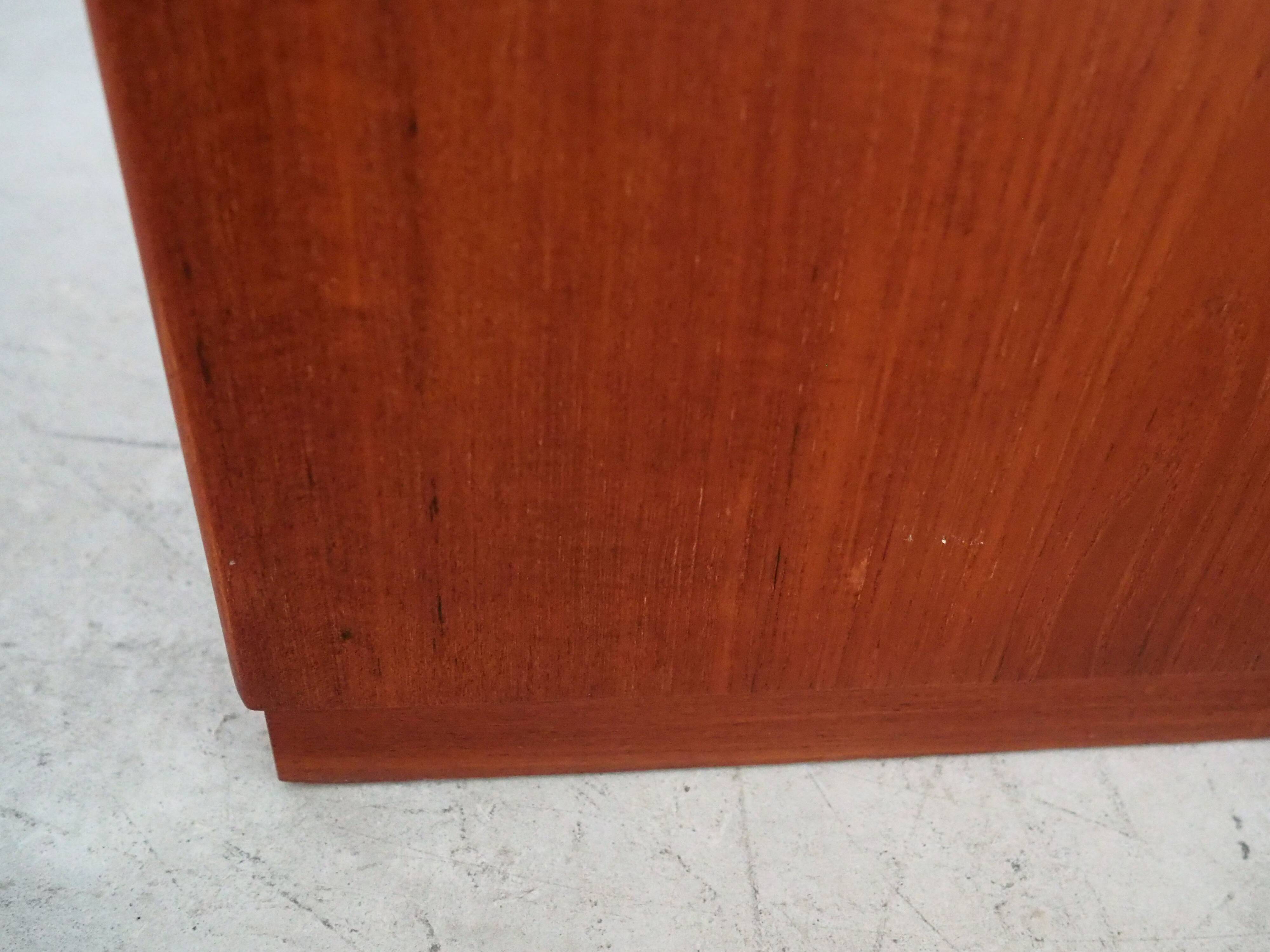 Teak bookcase, Danish design, 1970s, manufactured by Illums Bolighus