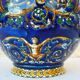 Large pitcher vase, Gien earthenware, Renaissance model, 1940s/50s.