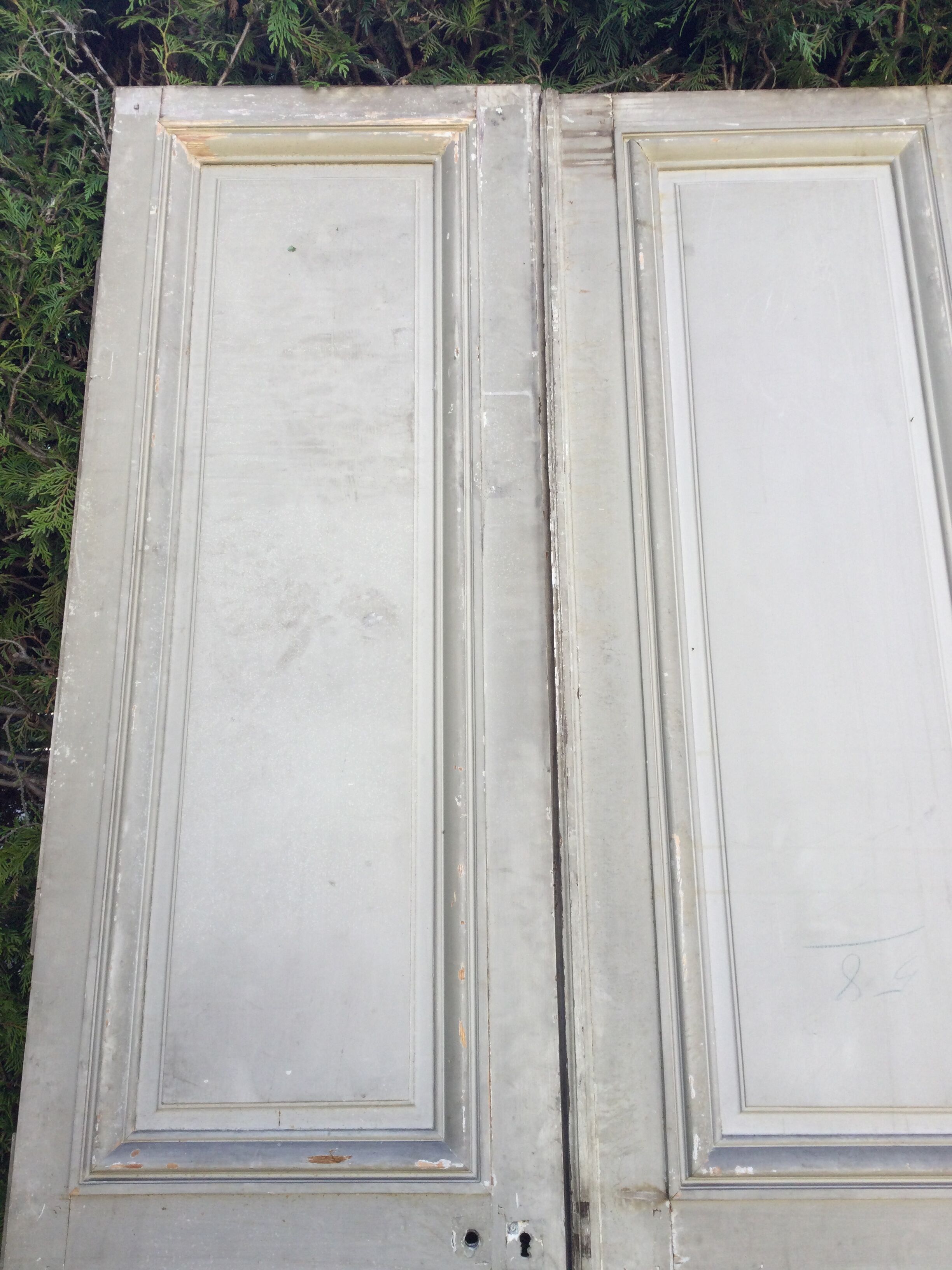 Paire de portes bois 270 cm