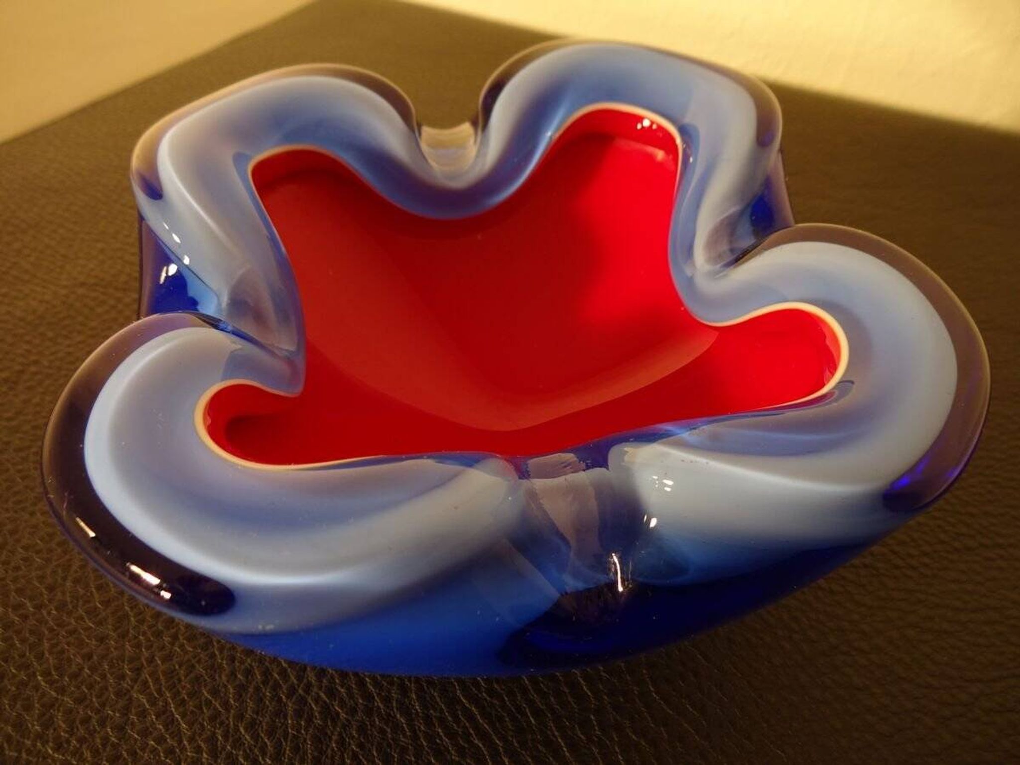 Italian Murano Glass Ashtray, 1960s