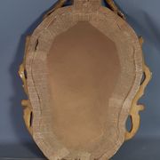 Old mirror frame gilded wood decoration shells and rinses Louis XV style 58x42 cm SB