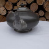 Sheffield tin teapot