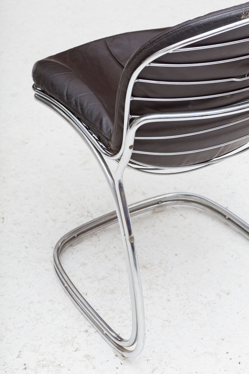 2 ‘Sabrina’ dining chairs by Gastone Rinaldi for Rima, Italy, 1970