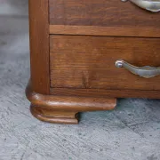 Vintage bedside table in Empire / Art Deco style