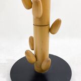 Mid-Century Modern Solid Wood Coat Rack