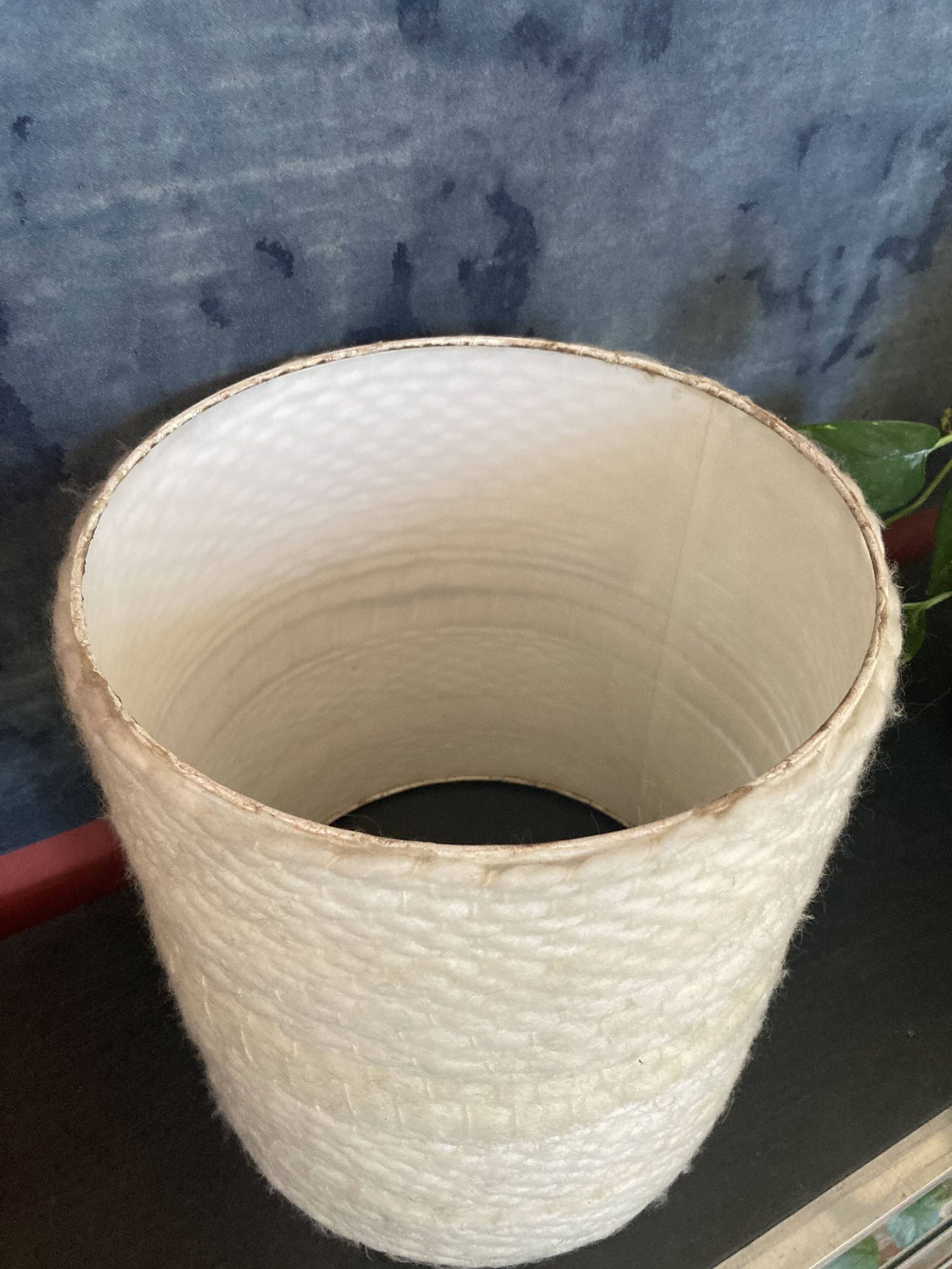 Abat jour vintage en laine