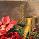 Ancienne peinture de roses