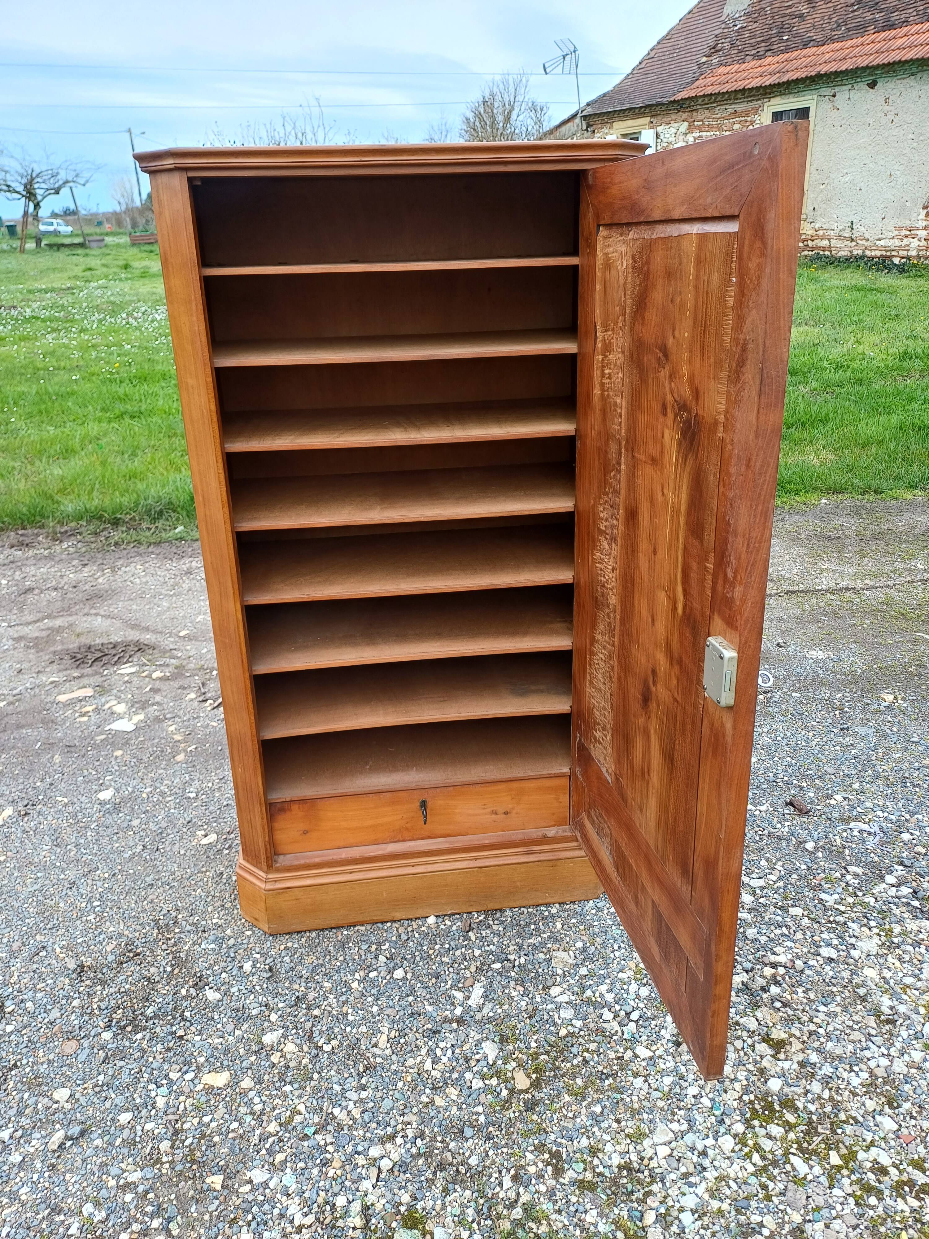Walnut storage unit