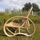 Vintage rattan sofa