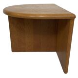 Vintage  side tables in oak minimalist design