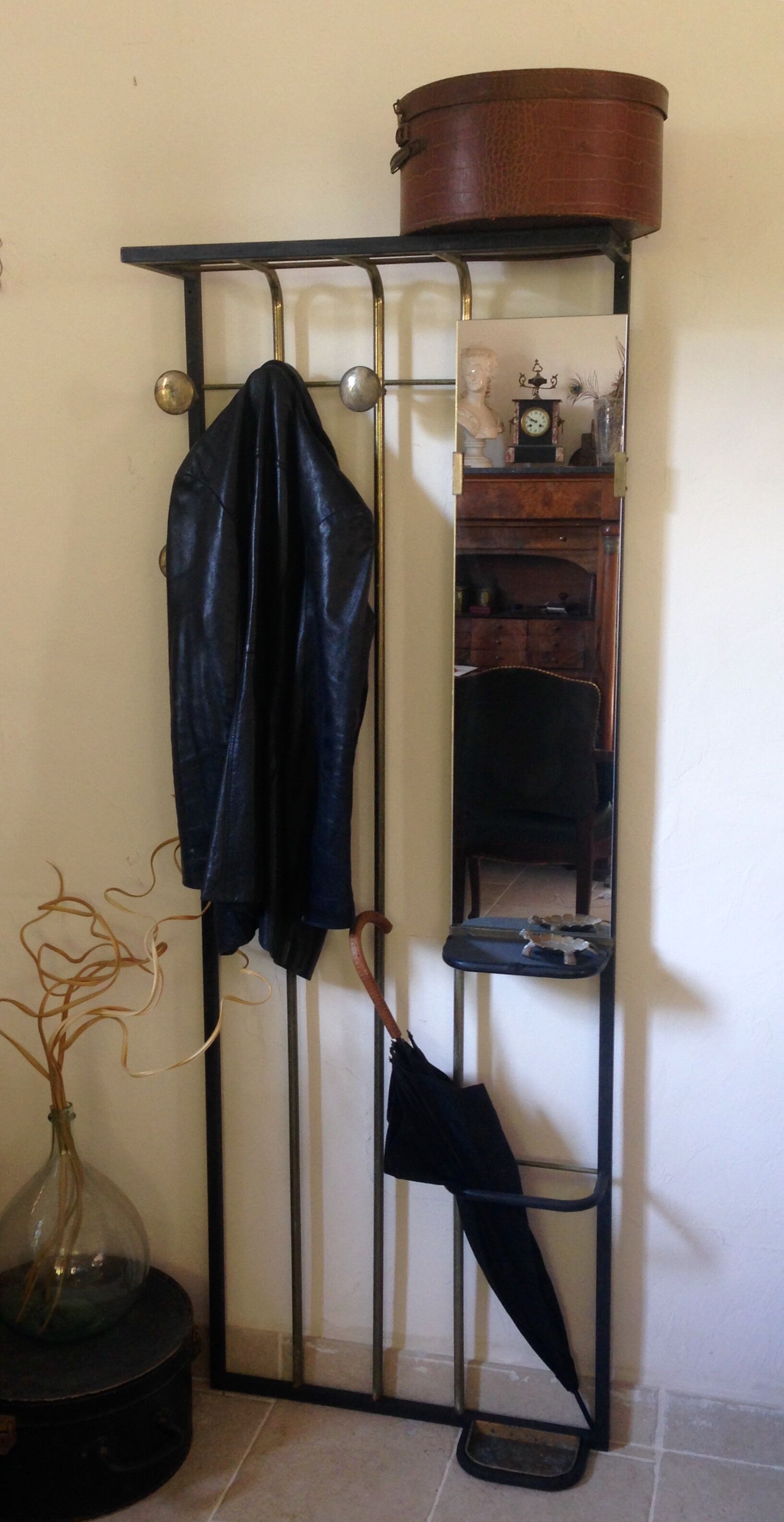 art deco coat rack