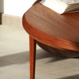 Round teak coffee table - Johannes Andersen - CF Christensen from Silkeborg
