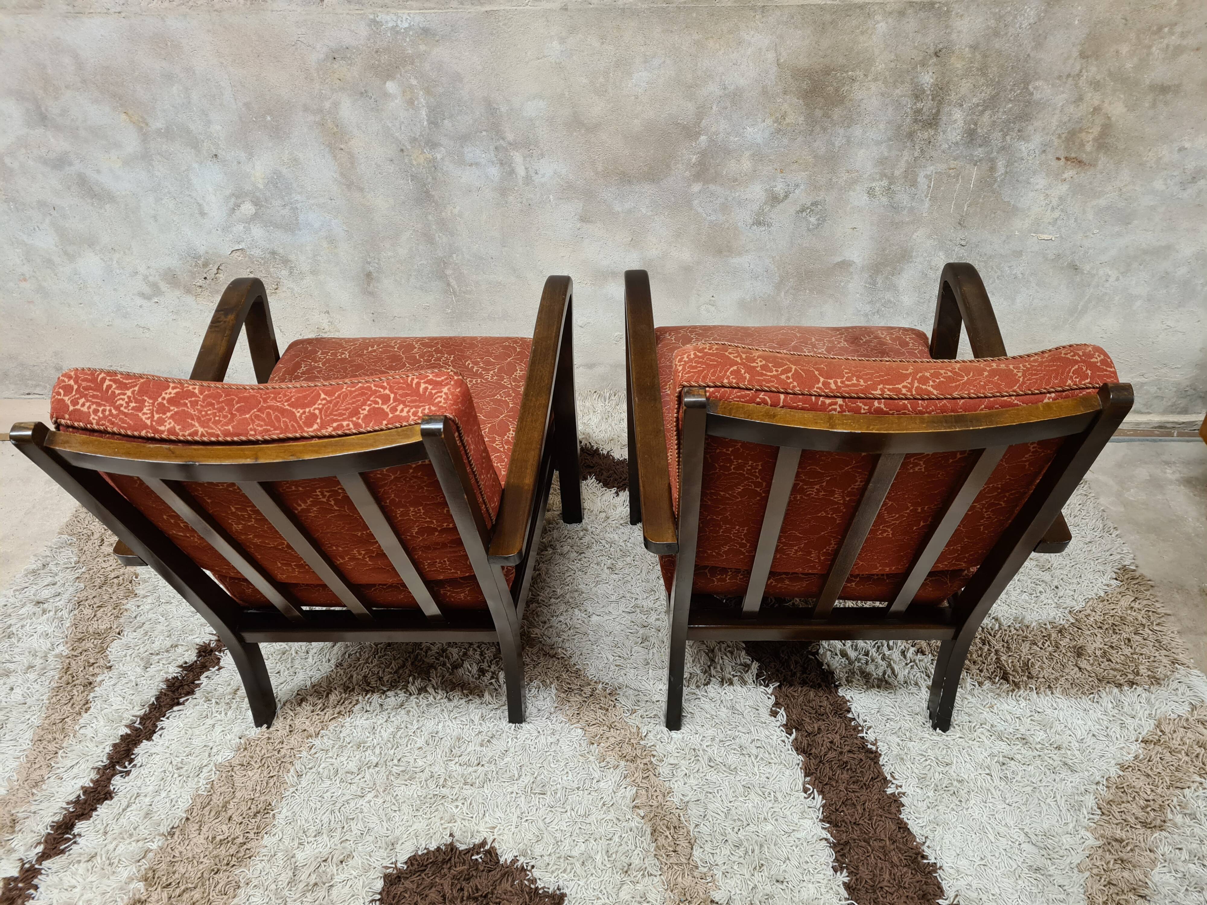 Pair of vintage armchairs year 1950