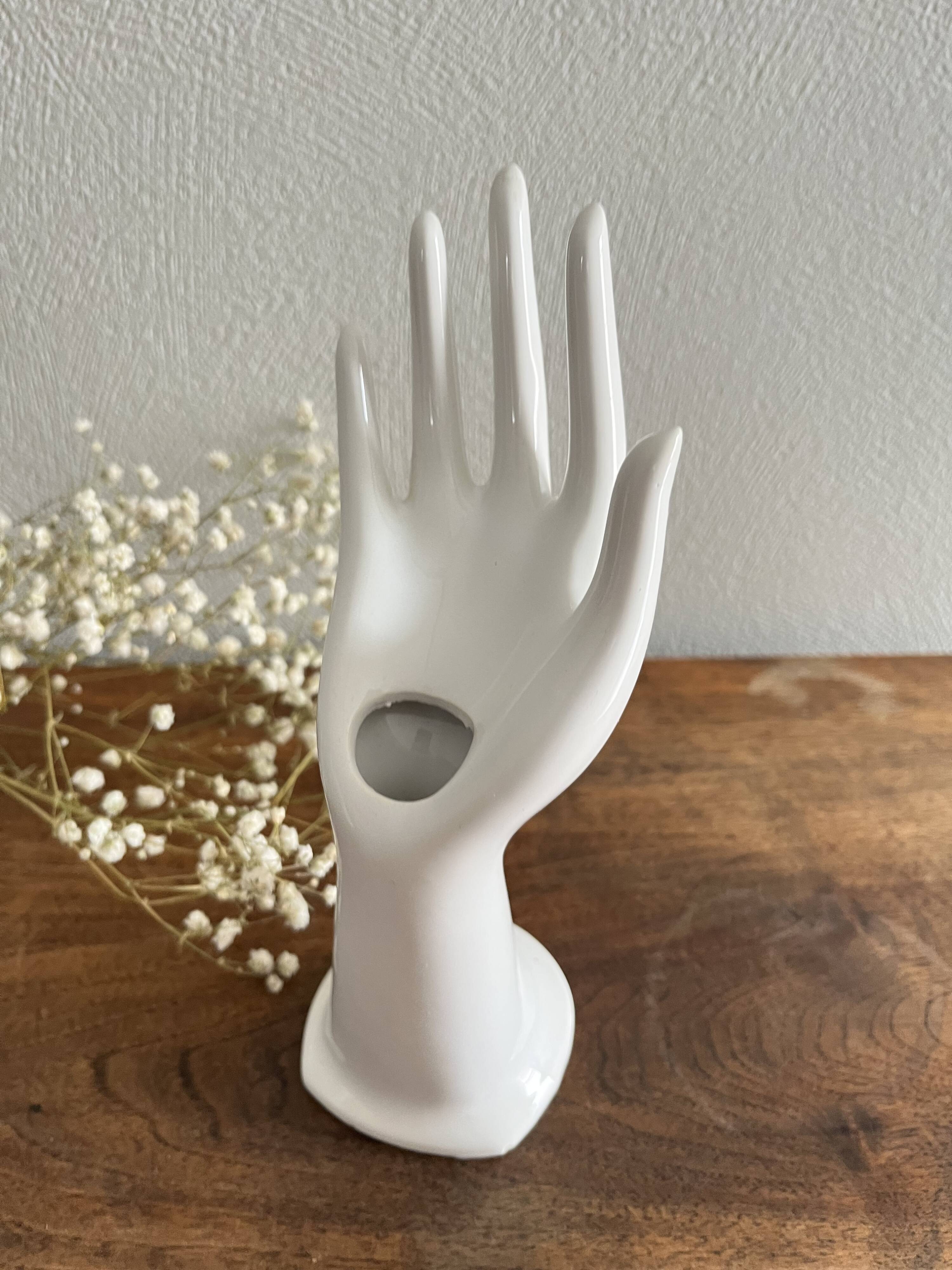 Hand ring vase vintage soliflore