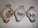 set of 3 Quimper ear bowls