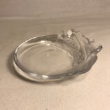 Old empty pocket in crystal