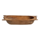 Antique solid wood wabi-sabi bowl (c.1900) #9