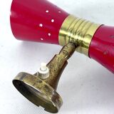 Italian Mid-Century single double cones wall lamp, 1950s