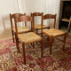 36 chaises vintage en hêtre et paille – Vente par lots – Grande série 