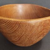 Vintage wooden fruit bowl