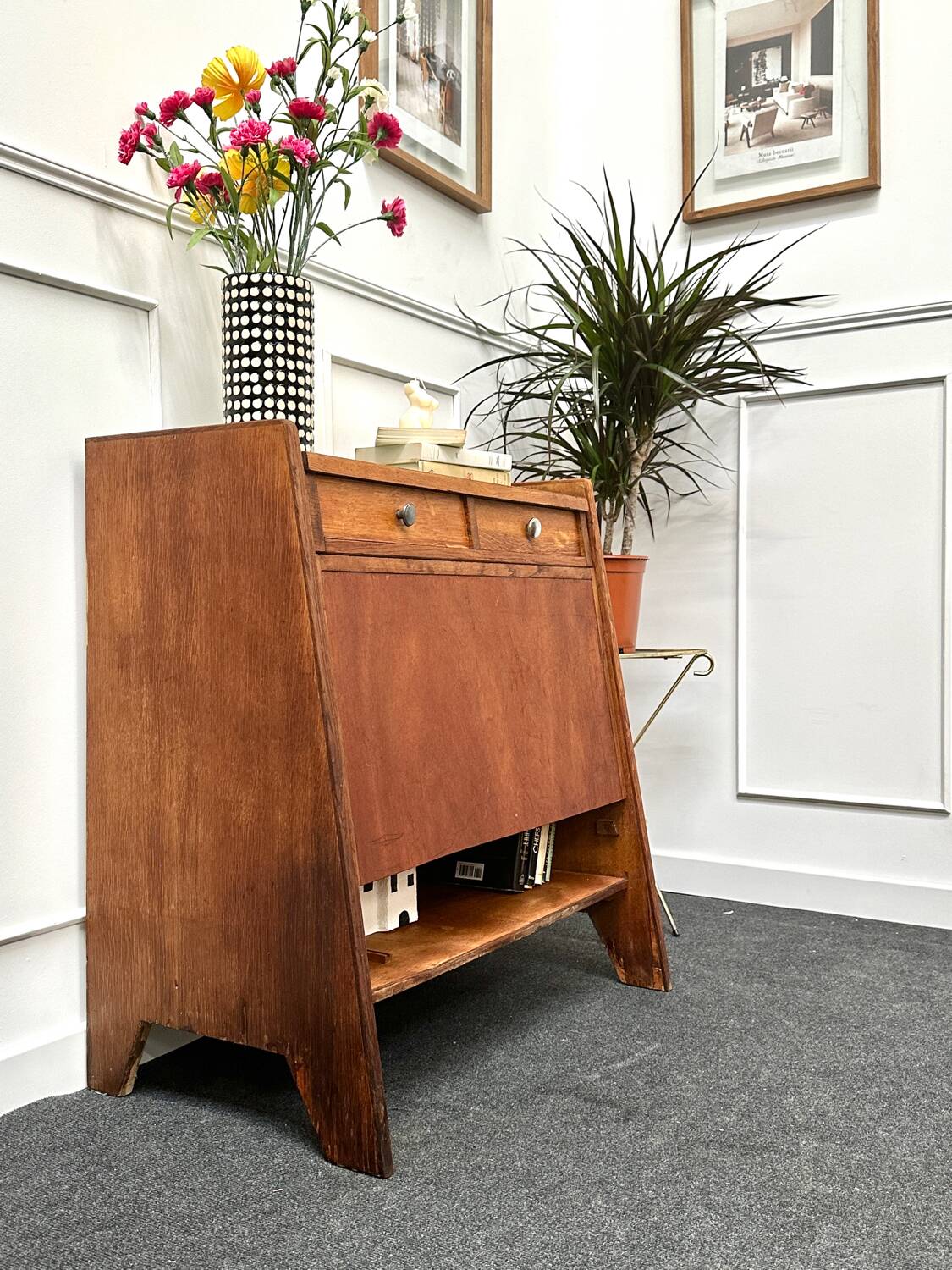 Meuble secrétaire style Raclem