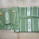 Nappe et six serviettes basque