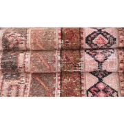 Tapis de couloir de cuisine turc vintage des années 1970, noué à la main, 84x296.