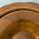 Set of 3 vintage brown Sarreguemines majolica oyster plates.