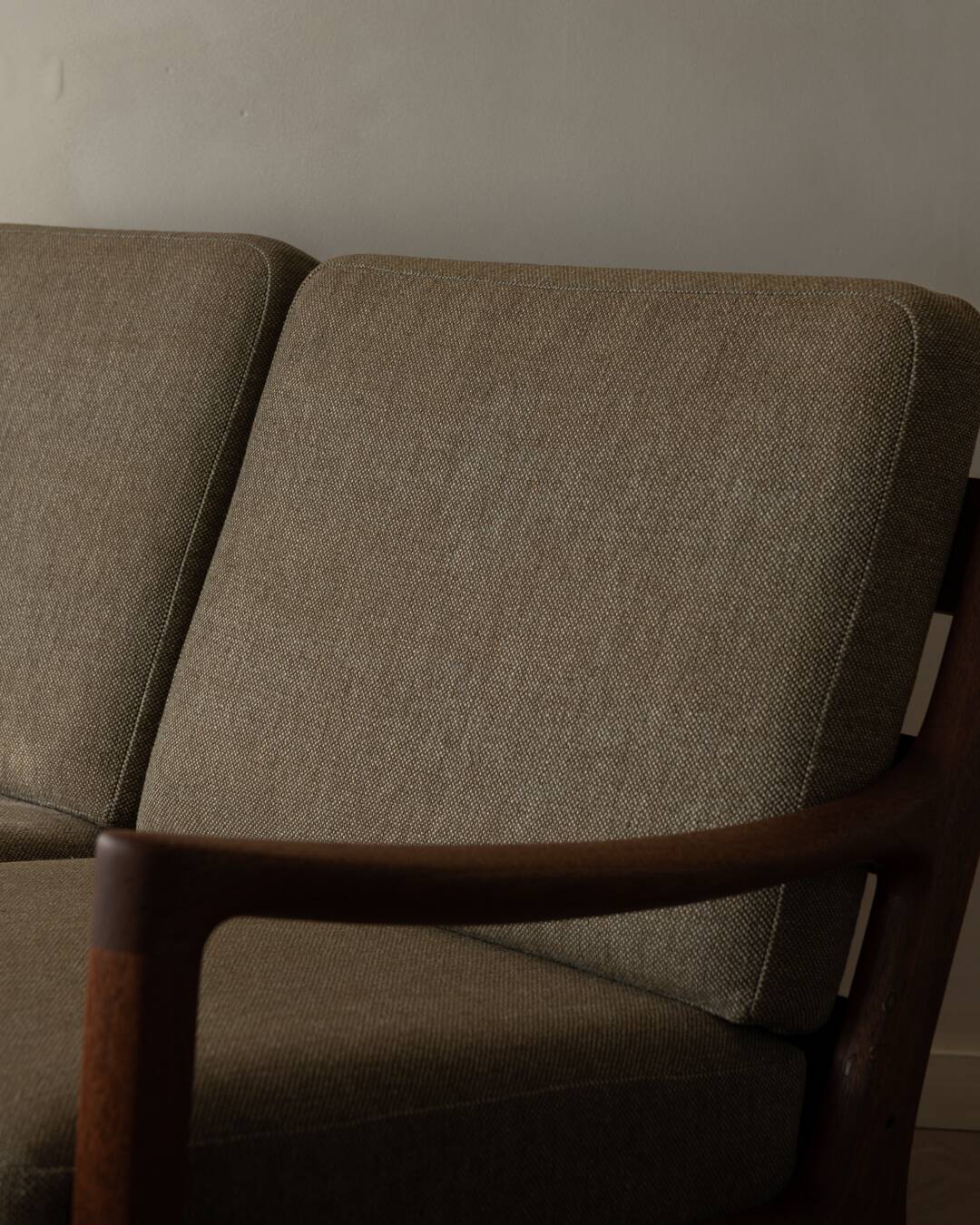 Vintage Senator Two-Seater Sofa by Ole Wanscher for Cado Danish Teak 1960s