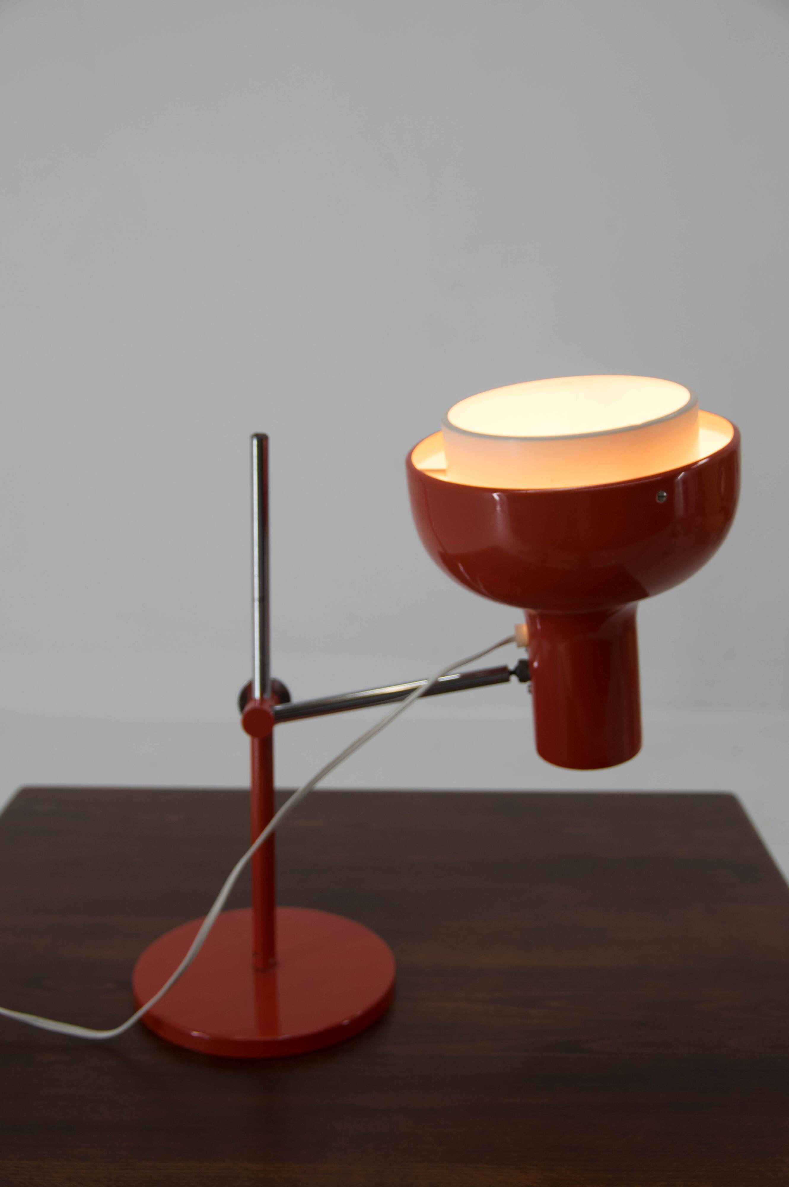 Lampe de Bureau Mid-Century par Josef Hurka pour Napako, 1970s